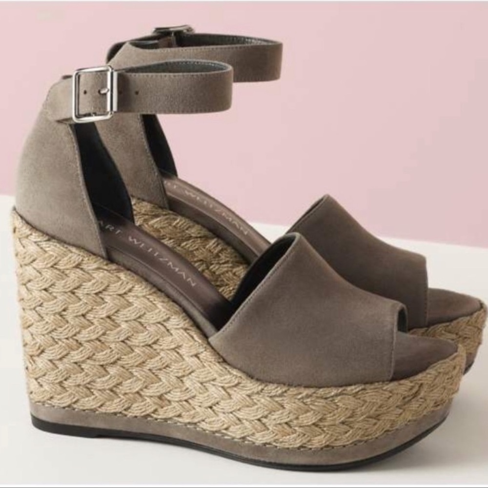 Stuart Weitzman | Taupe - Soho Jute - Picture 2 of 15